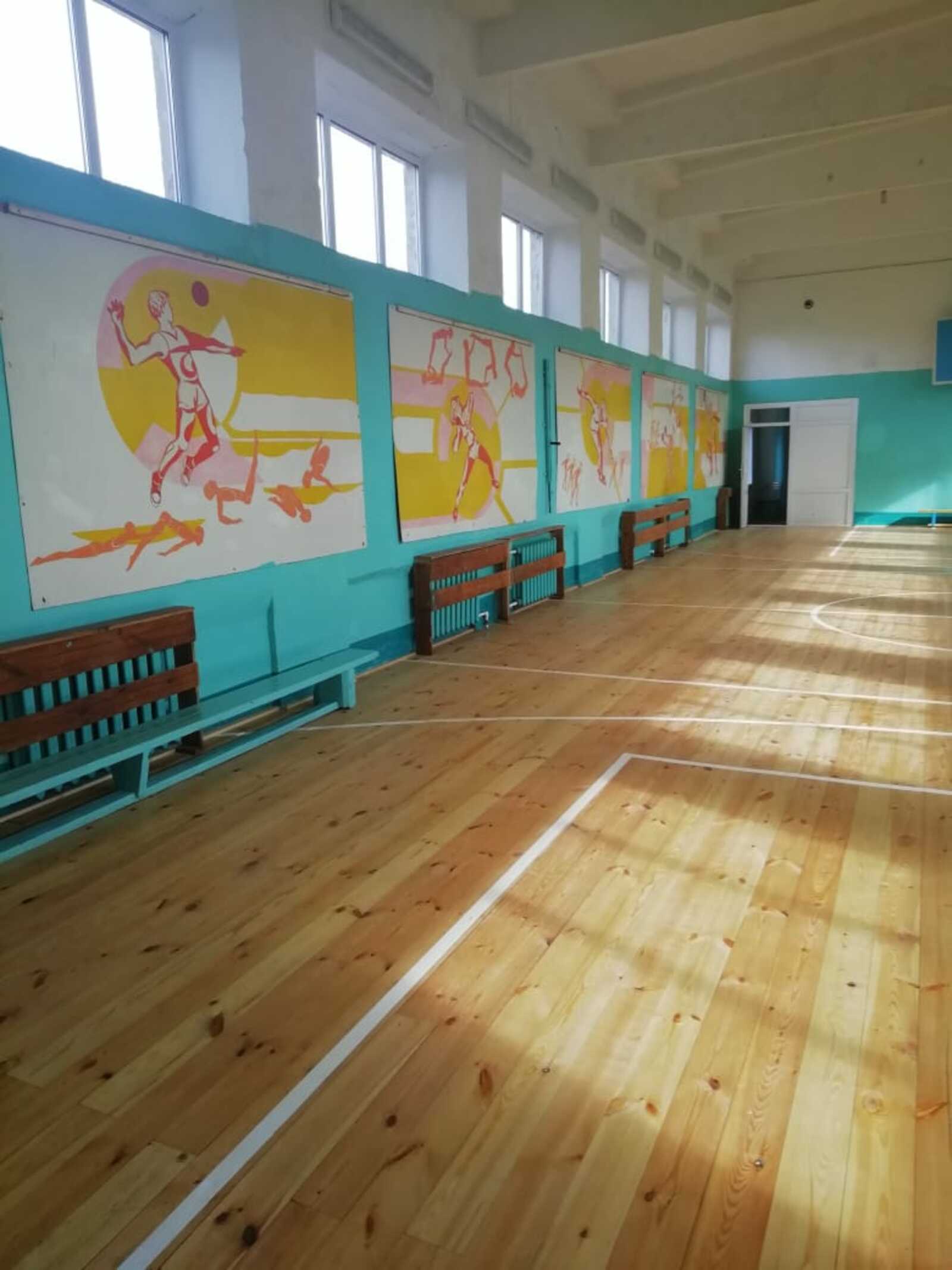 Нацпроект "Образование": в Асяновской школе Дюртюлинского района отремонтировали спортзал