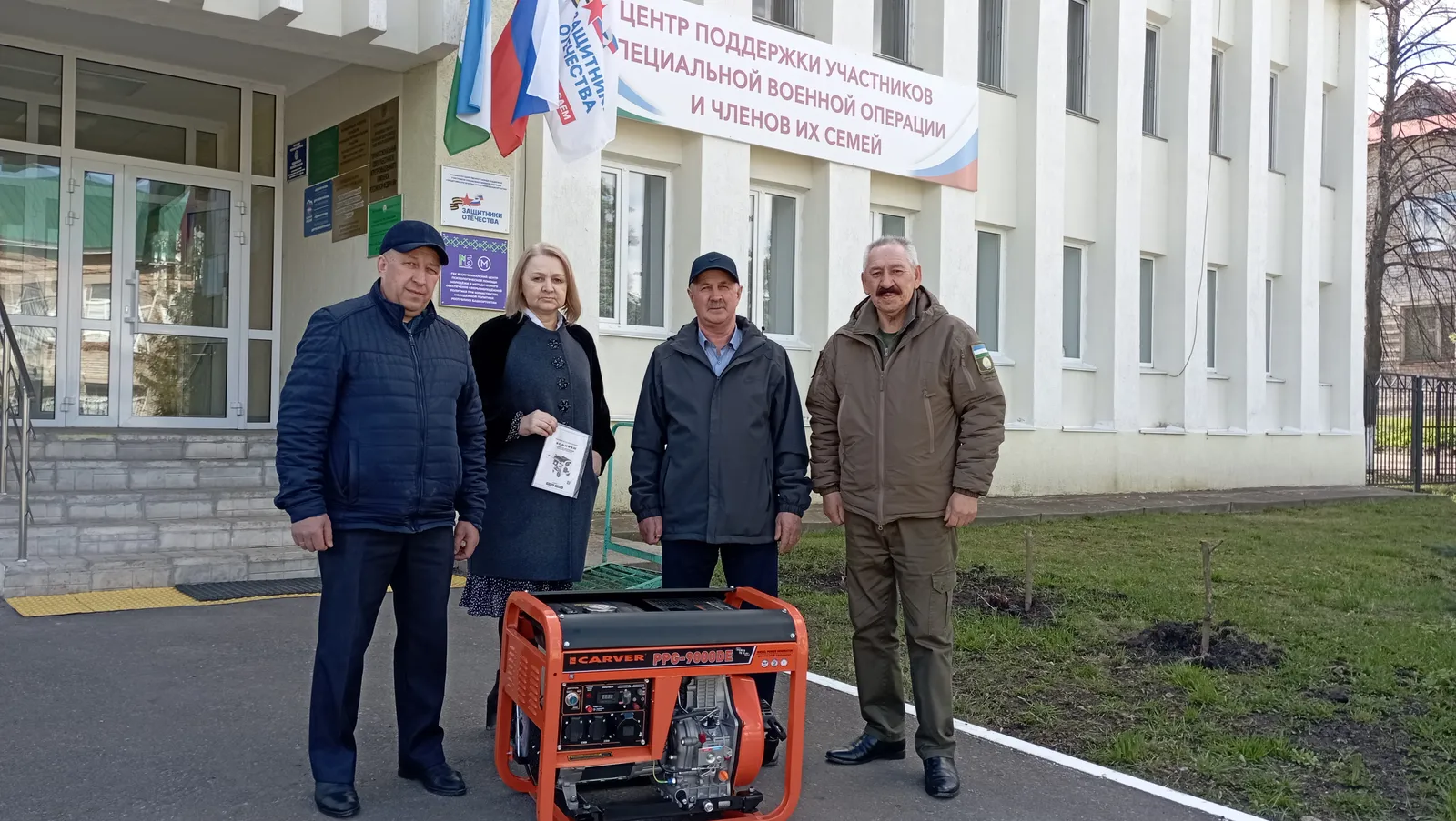 В помощь бойцам – дизельный генератор