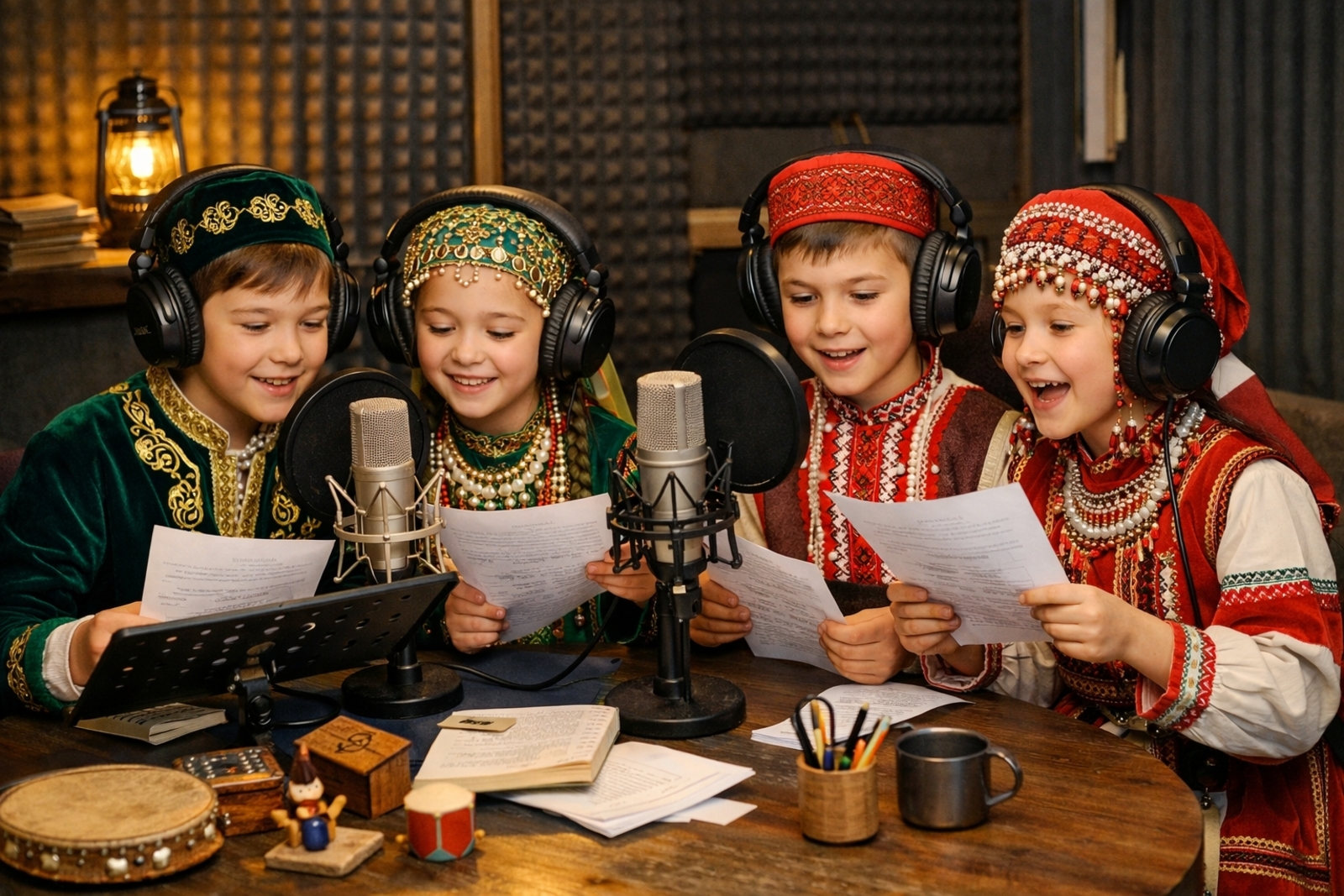 Подростки Приволжья создадут аудиоспектакли по народным сказкам на родных языках