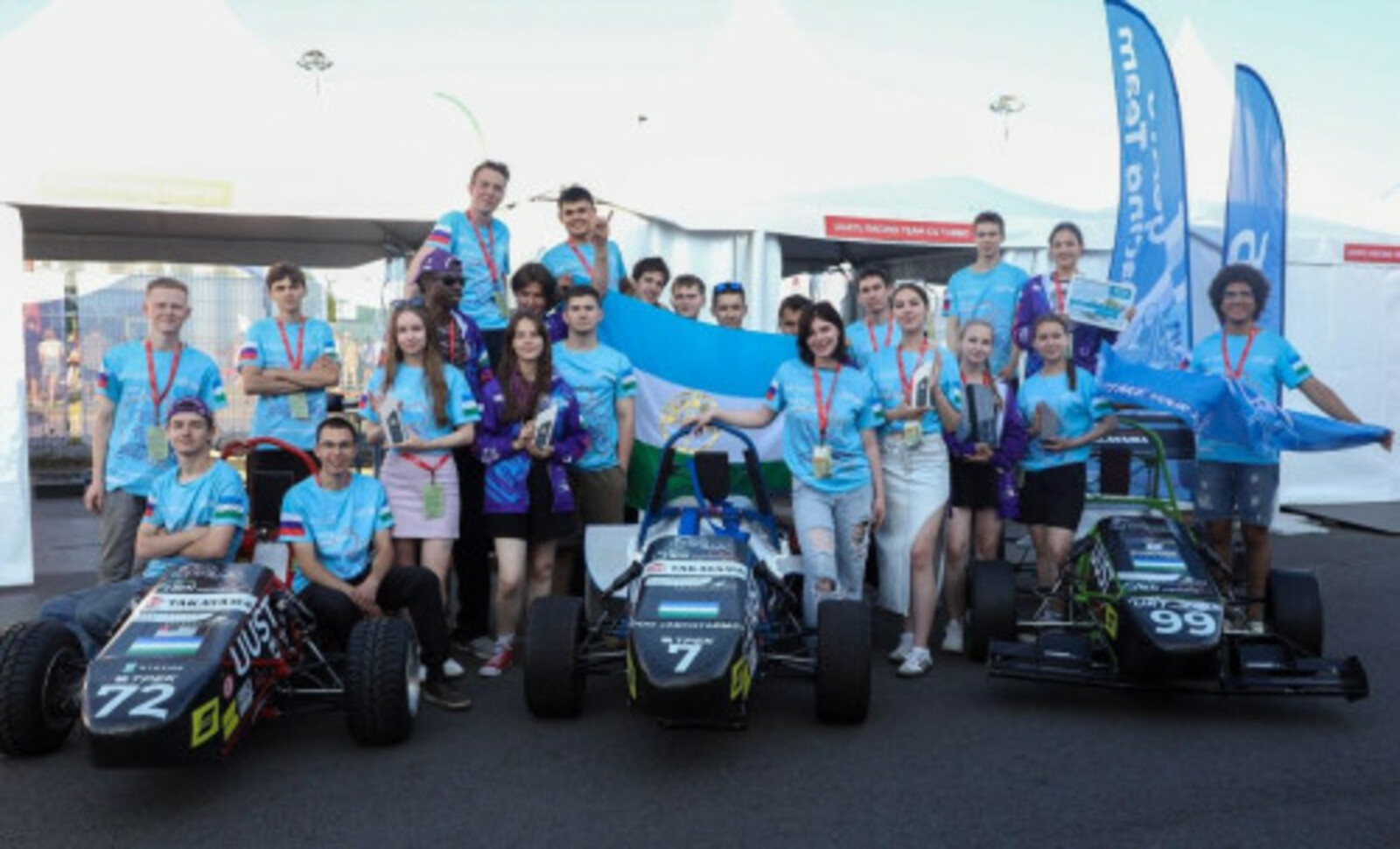 Гоночная команда Межвузовского кампуса Уфы успешно выступила на состязаниях
