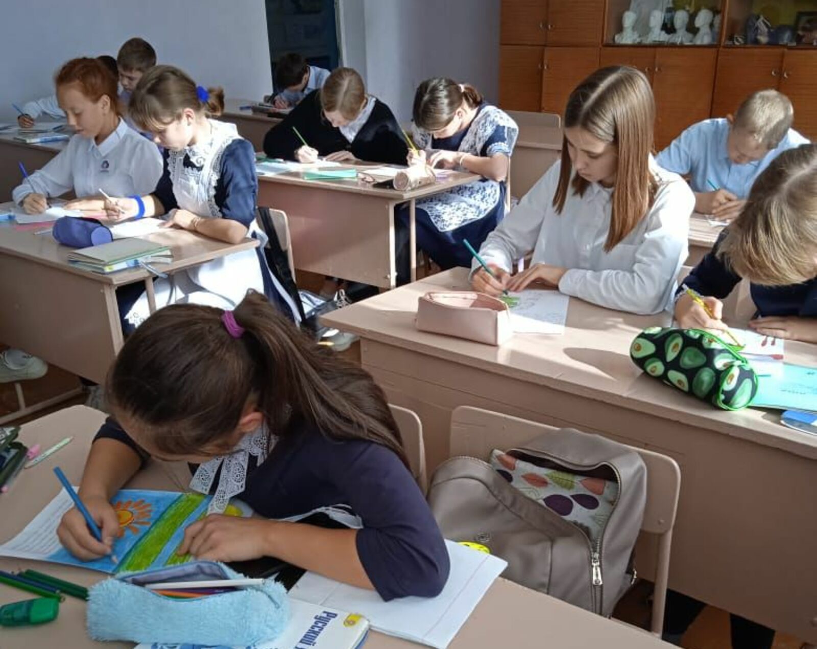 Школьники села Ангасяк присоединились к всероссийской акции